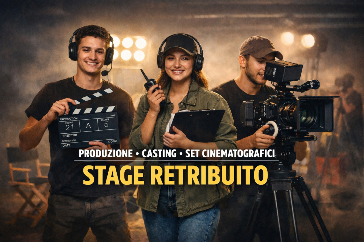 Opportunità di stage retribuito nel cinema