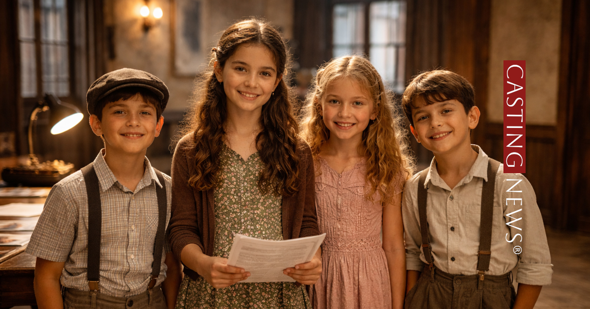 Al via le selezioni per giovani attori tra gli 8 e i 14 anni